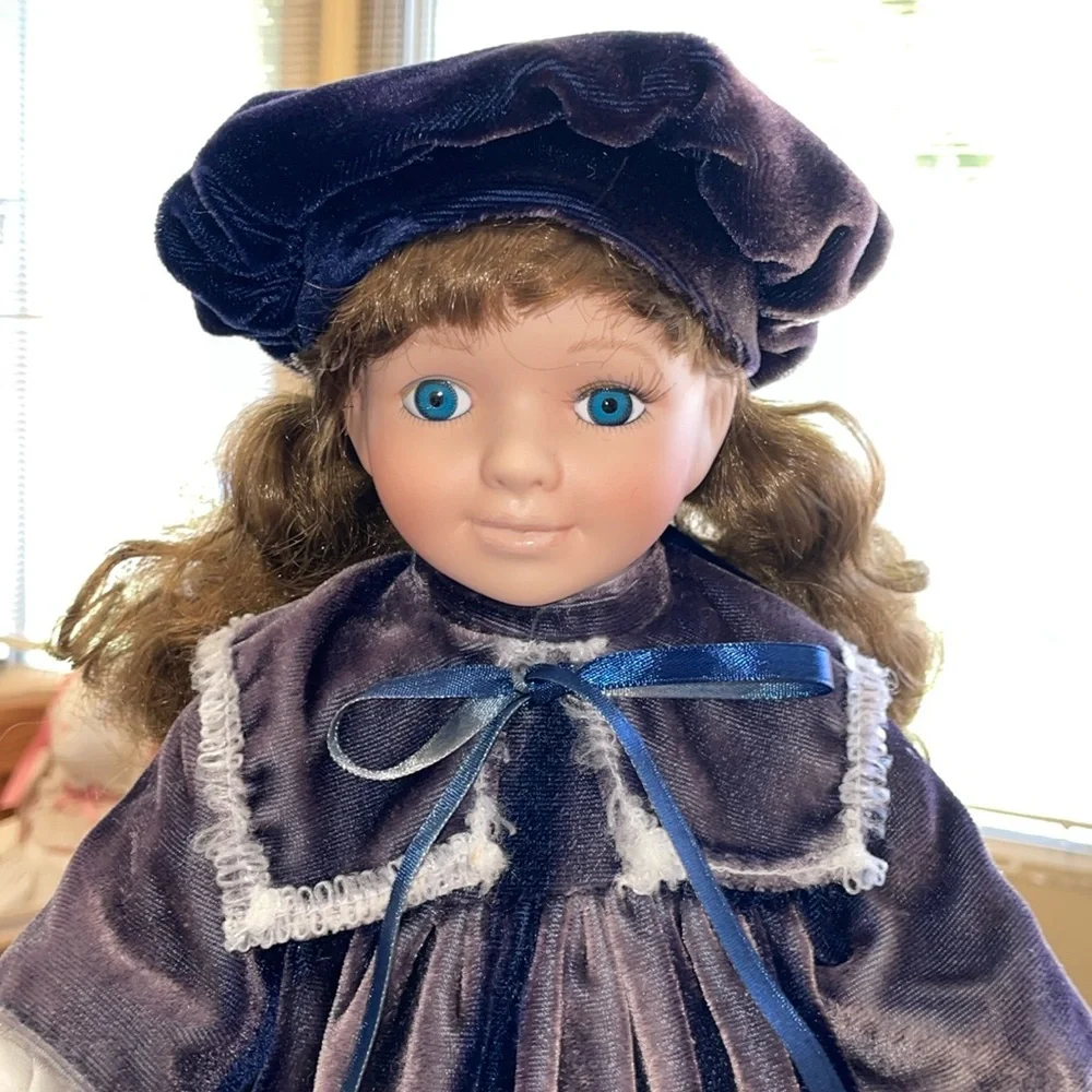 Avon Special Memories Skater with Ice Skates Doll Preloved